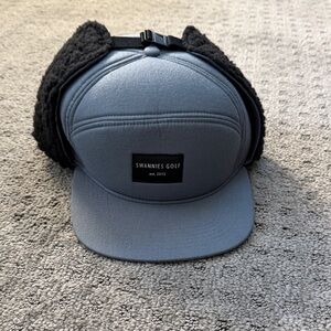 Swannies Golf Black and Gray Men's Hat